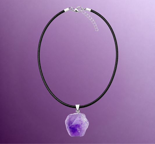 Anti-EMF Purple Crystal Pendant