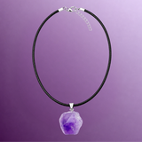 Anti-EMF Purple Crystal Pendant