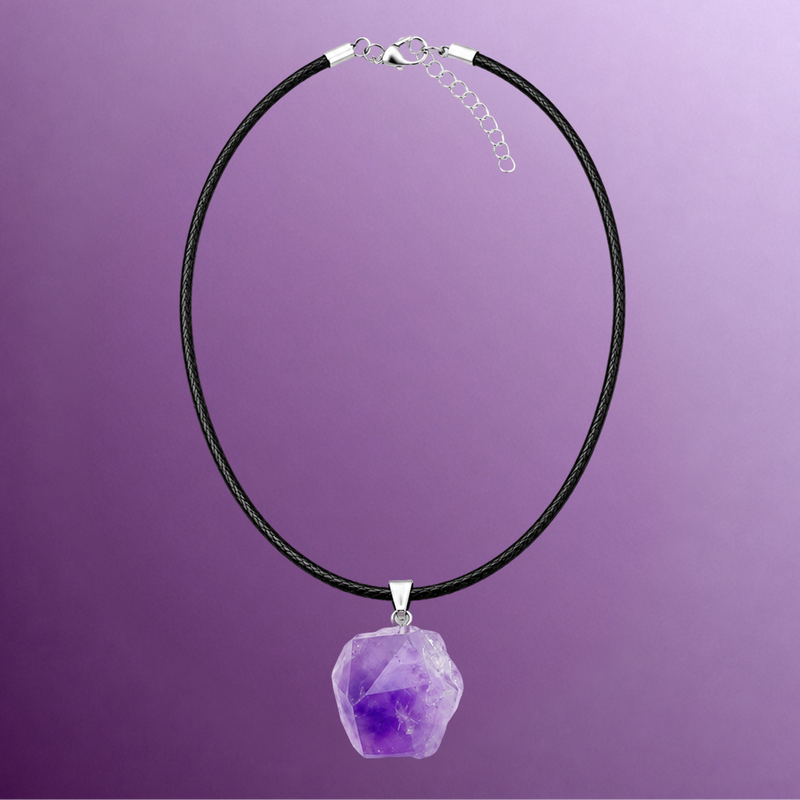 Anti-EMF Purple Crystal Pendant