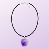Anti-EMF Purple Crystal Pendant
