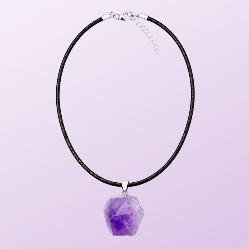 Anti-EMF Purple Crystal Pendant