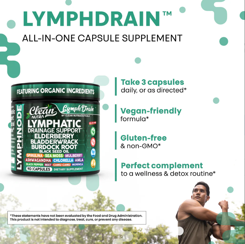 LymphDrain™ Clinically Tested 18 Botanical Extracts Formula