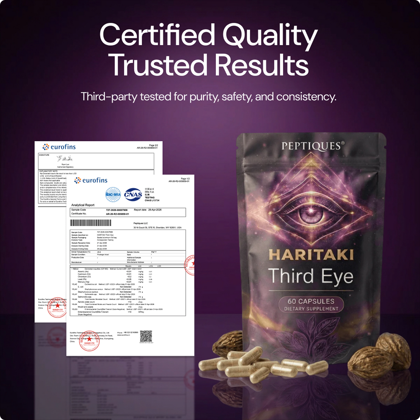 Haritaki Third Eye Capsules