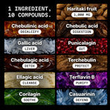 Haritaki gallery slide 6: 1 ingredient, 10 compounds, title centred (v3)
